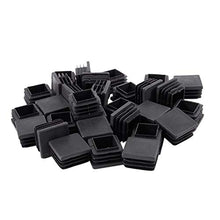 Tamkyo Plastic Inserti per Tubi Quadrati Inserti di Chiusura 30mm X 30mm 30 Pezzi Neri
