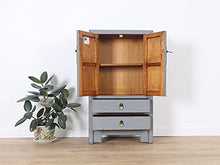 Yajutang Cassettiera cinese 28 cm profondità orientale/asiatica grigio