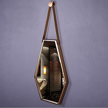 PYROJEWEL. Bagno Specchio Appeso, personalità Ferro battuto Specchio - Bathroom Vanity Specchio - Specchio Bagno - Specchio Quadrato - Bagno Europea Specchio