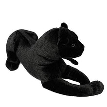Yfkjh - Bambola di peluche con leopardo nero, 40 cm