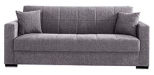 Divano prontoletto “Nora”, 3 posti, 1 pz., colore: grigio