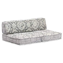 vidaXL Cuscino per Divani Pallet Solido Resistente Durevole Comodo Imbottito Rivestimento con Imbottitura Coloratissimo Grigio in Tessuto Patchwork