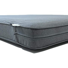 Cuscini per Pallet da Esterno Nordje Comfort Duo con FO-dera Impermeabile, composti da Cuscino Seduta da 120x80 cm e Cuscino Schienale | Cuscini per Pallet | Cu-scino per bancali (Grigio)