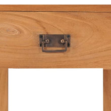 vidaXL Comodino 35x35x50 cm in Legno Massello di Teak