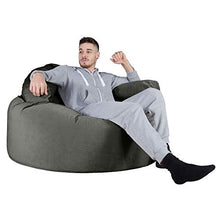 Lounge Pug®, Pouf Sacco Gigante 'Mammut', Velluto - Grafite
