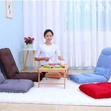 SMC Divano Letto Lazy Sofa. Divano Letto Pieghevole (Color : Light Blue)
