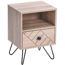Q-HL Comodino Memoria da Tavolo da Comodino Elegante Elegante con Cassetto E 1 Scaffale per Soggiorno Camera da Letto Soggiorno
