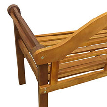 BIGTO, Panca da Giardino in Legno di Acacia Massiccio, mobili da Giardino