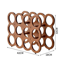 Display decorativo Desktop Scaffale per stoccaggio per stoccaggio, impianto di bottiglia di vino piatta semplice, elegante robusto e resistente collocamento di scaffali in legno ( Size : 32×52×18cm )