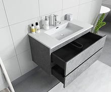 Mobili da bagno Angela 90cm Grigio - armadio mobiletto lavabo Mobili Armadietto