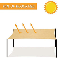 YTQ Tenda da Sole Tenda da Sole Rettangolare Tenda da Sole 95% UV Block Perfetta per Patio Esterno Giardino Cortile Pergola Decking Piscina(Size:4 * 5m)