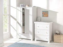 East Coast Montreal, armadio doppio, colore: bianco