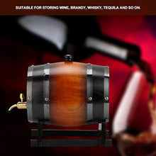 Omabeta Botte di Vino Vintage Squisito Contenitore per Vino da 3 Litri per Whisky per caffetteria