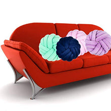 HEELPPO Nodo Palla Cuscino Cuscino per Neonati Cuscino per Allattamento Paraurti per Culla Telaio Morbido per Letto Decorazione per Letto per Bambini Protezione per La Testa Purple