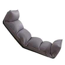 Divano Cuscino Lazy Couch Tatami Cuscino Balcone Computer Bed Waist Chair per Soggiorno e Ufficio (Color : Gray, Size : 130 * 53 * 13cm)