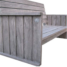 Strandgut07 Panca, Teak, Grigio, 125x70x95 cm