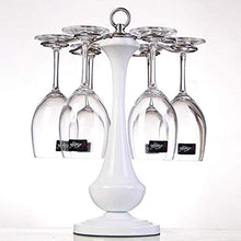 PanYFDD Stemware Rack Stemware Rack, Iron Art 6 Bottle Glass Holder Stemware Holder per Bar Cucina Bar Cucina Ristoranti