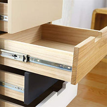 ZzheHou Cassettiera Storage Unit Comodino con 8 Cassettoni in Legno Comodini Cassetti Tabelle Camera di Stoccaggio Robusto Durevole Semplice E Grazioso (Color : Brown, Size : 40x36x112CM)