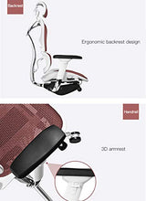 YUYTIN Sedia da Ufficio ergonomica con Supporto Lombare a Giudice, mobili da Ufficio in Maglia Back Office Sedia Girevole ergonomico Ufficio Ufficio Sedia in Maglia Executive