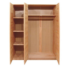 moebelstore24 - Armadio Tollo 3, in faggio massiccio oliato