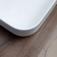 Kiamami Valentina MOBILE BAGNO SOTTOLAVABO CM 75 NOCE SCURO LAVABO E SPECCHIO | SIENA
