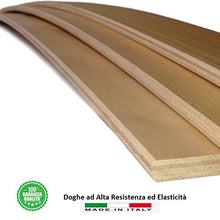 SomnusSana Rete a doghe in legno per Letto cm 140x200 cm 4 Piedi H35 in ferro Francese