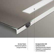 Talos Star Specchio per Il Bagno a LED, Bianco Neutro, 120x 60 cm