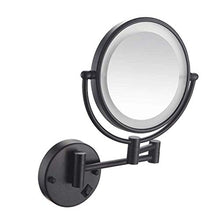 WZDD Specchio Ingranditore da Parete, Specchio per Trucco con Luce LED E Ingrandimento 1x / 5X, Doppio Lato Specchio Cosmetico per Il Bagno