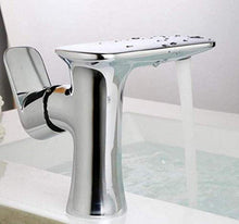 HYY-YY - Miscelatore per lavabo quadrato Innovationhot e freddo sotto il lavabo, in rame fine