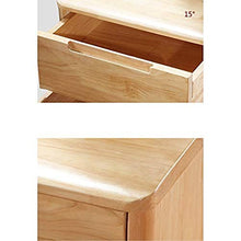 Comodino in legno massello cassettiera comodino, resistente, adatto per camera da letto, soggiorno, ecc.