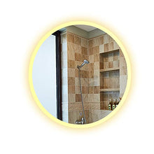 HL LED luce bagno specchio touch interruttore intelligente deappannamento pannello posteriore φ70cm, adatto per ristorante bar bagno-bianco-70CM