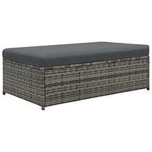 vidaXL Divani da Giardino 5 pz Polyrattan Grigio con Cuscini Arreddi Esterni - Arredi Casa