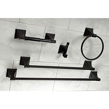 Kingston Brass BAHK61212478K Set di Accessori per Il Bagno, Nero