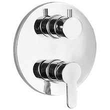 Bagno Incasso Miscelatore Rubinetto con Deviatore 4S 4 Vie Cromo Tondo Sanlingo