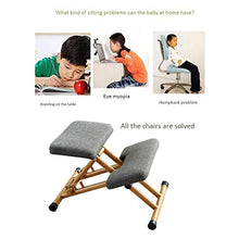 CFJJOAT Sedia in Ginocchio Sedia ergonomica Sedia per Computer Aiuta a ridurre Il Dolore Lombare ? Sedie in Ginocchio con Spugna Alta Elastica Sedie da Ufficio ? Migliora Postur