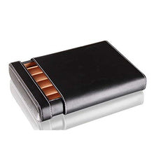 Jia He Scatola di sigari Cigar Box, Portable Cigar Box Humidor Cigar Set Foderato di Pino Nero può Contenere 5 (Size : 20x15x4cm)