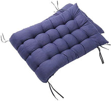 Goodquan Cuscino per sedia a sdraio in morbido cotone per esterni, schienale alto, comodo cuscino per schienale, antiscivolo, lavabile, facile da pulire (blu, 48 x 155 cm)