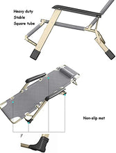 Lettini prendisole Reclinabili, Reclinabile Leggero oversize XL Sedia reclinabile Zero Gravity Chair, Pieghevole e reclinabile Lettino prendisole con cuscino per la testa Sedie a sdraio Relaxer con cu