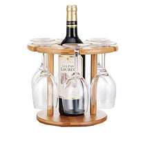 CENPEN. Legno Wine Rack, di Legno di bambù Governo del Vino Creativo semplicità Governo del Vino, 6 Rack