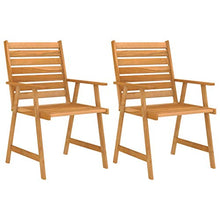 vidaXL Set da Pranzo da Giardino 3 pz in Legno Massello di Acacia