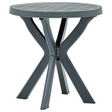 E E-NICES Tavolo da Bistrot Verde Ø70 cm in Plastica