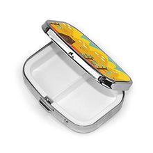 Scatola quadrata per pillole medicinali settembre moda pillola organizer viaggio pillola dispenser per vitamine integratori