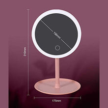 WEHOLY Specchio per Il Trucco a LED con Specchio da Tavolo Leggero da Tavolo Specchio da toeletta per dormitorio Specchio con Luce Ricaricabile Specchio di Bellezza per Ragazza