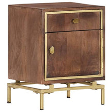 vidaXL Legno Massello di Mango Comodino Tavolino da Notte Armadietto per Letto Mobiletto per Camera da Letto Arredamento 40x30x50 cm