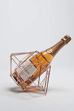 LUDI-VIN Porta Bottiglia Diamante Finitura Rame