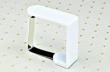 Mollette per tovaglia, 1 set/8 pezzi, in plastica, colore bianco., bianco (Bianco) - asis10320.1