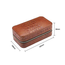 ZLMMY Humidor for sigari Fatto a Mano, Scatola da scrivania for sigari con umidificatore
