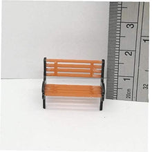 5pcs Mini Park Panche Model Train 1: 100 Bench Chair Salottino in Miniatura Panchina Craft Per Il Layout Railway