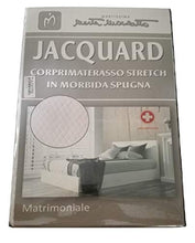 MARTA COPRIMATERASSO Stretch in Morbida Spugna Estensibile Matrimoniale MARZOTTO Misure Max