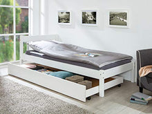 Inter Link Umea Estraibile, Legno, Bianco, 189 x 94 x 22 cm
